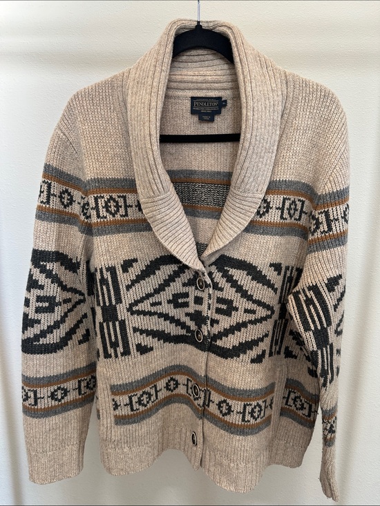 Pendleton Sweaters - Pendleton Women’s Big Lebowski-Style Collar Cardigan